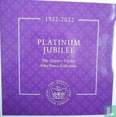 Jersey jaarset 2022 "Platinum jubilee of Her Majesty Queen Elizabeth II" - Afbeelding 1