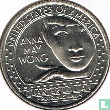 United States ¼ dollar 2022 (D) "Anna May Wong" - Image 2