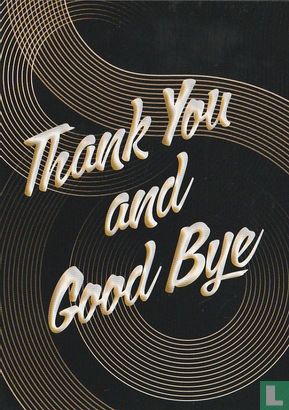 B220176 - bedankt en tot ziens "Thank You and Good Bye" - Afbeelding 1