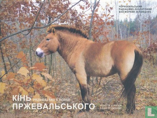 Ukraine 5 Hryven 2021 (Folder) "Przewalski's horse" - Bild 1