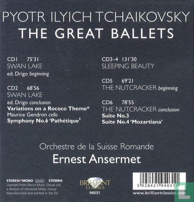 Tchaikovsky The Great ballets - Afbeelding 2
