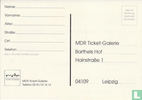 MDR Ticket-Galerie - Die aufregendsten Leute... - Afbeelding 2