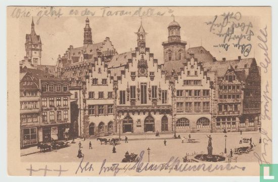 Frankfurt a. Main Hessen Ansichtskarten Square Horse Carriage 1926 Postcard - Bild 1
