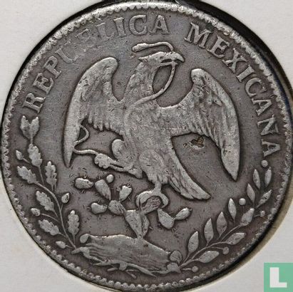 Mexico 8 real 1860 (Go PF) - Afbeelding 2