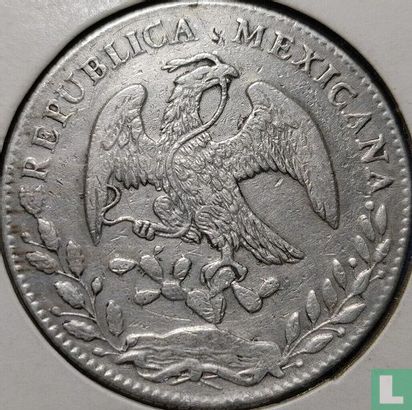 Mexico 8 real 1876 (Go FR) - Afbeelding 2
