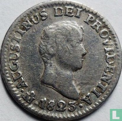 Mexico ½ real 1823 - Afbeelding 1