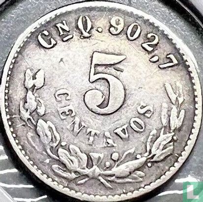 Mexico 5 centavos 1901 (Cn Q) - Afbeelding 2