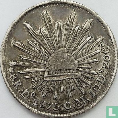 Mexico 8 real 1875 (Do CM) - Afbeelding 1