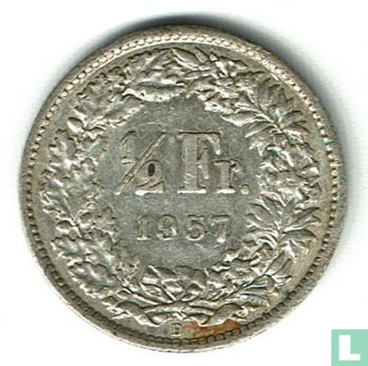 Zwitserland ½ franc 1957 - Afbeelding 1