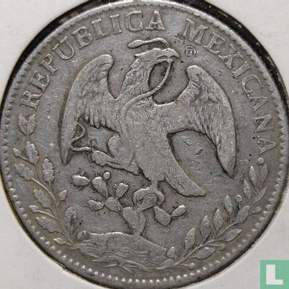 Mexiko 8 Real 1862 (Go YE) - Bild 2