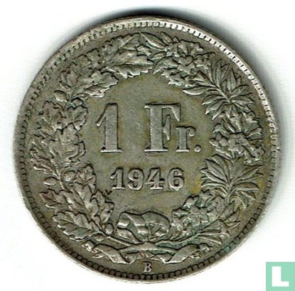 Zwitserland 1 franc 1946 - Afbeelding 1