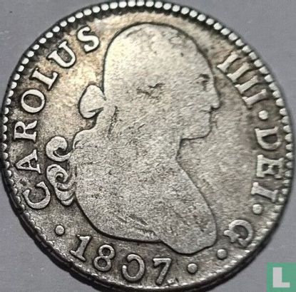 Espagne 2 reales 1807 (S) - Image 1