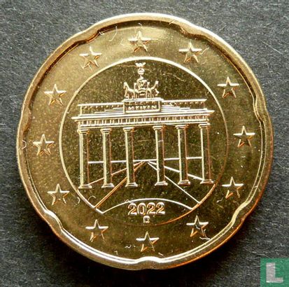 Deutschland 20 Cent 2022 (D) - Bild 1