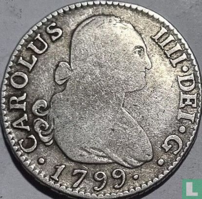 Spain 2 reales 1799 (M) - Image 1