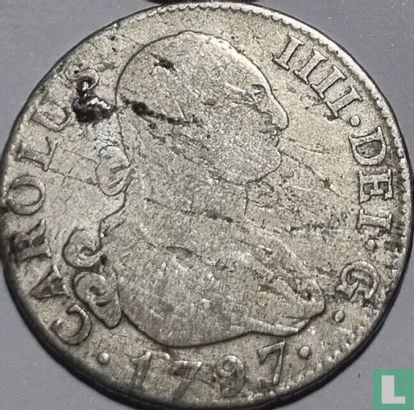Espagne 2 reales 1797 (M) - Image 1