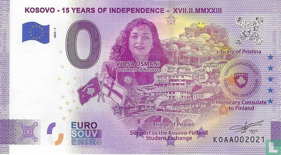 KOAA-1b Kosovo - 15 Years of Independence XVII.II.MMXXIII - Image 1