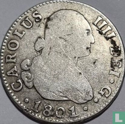 Espagne 2 reales 1801 (S) - Image 1