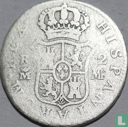 Espagne 2 reales 1795 (M) - Image 2