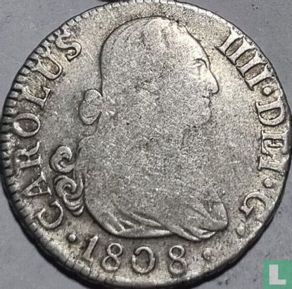 Espagne 2 reales 1808 (M - AI) - Image 1