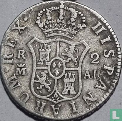 Espagne 2 reales 1808 (M - AI) - Image 2