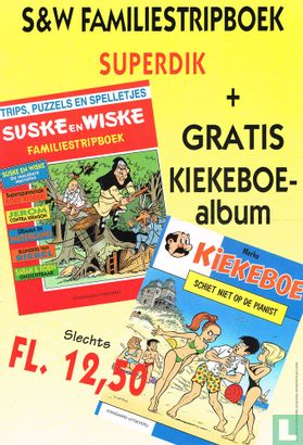 S&W Familiestripboek + gratis Kiekeboe-album
