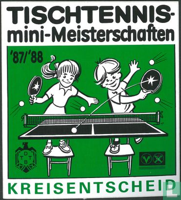Tischtennis mini-Meisterschaften '87/'88 Kreisenscheid