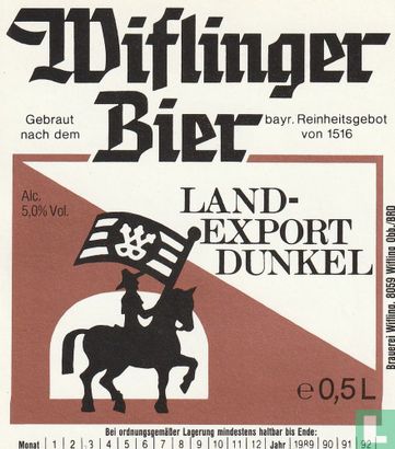 Wiflinger Land-Export Dunkel