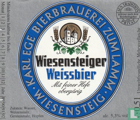 Wiesensteiger Weissbier