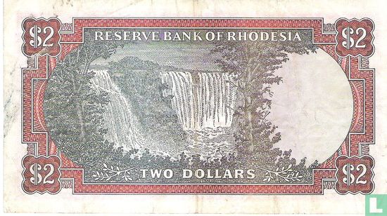 Rhodésie 2 dollars - Image 2