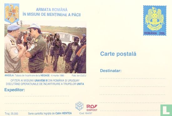 Mission de paix Angola UNAVEM III