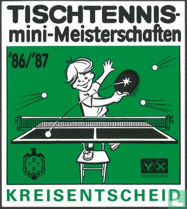 Tischtennis mini-Meisterschaften '86/'87 Kreisentscheid