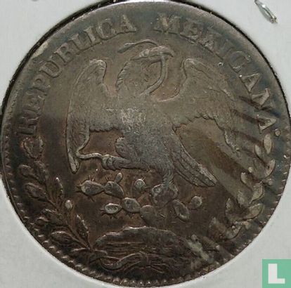 Mexique 8 reales 1842 (Ga JG) - Image 2