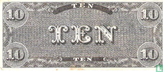 Confederate States of America 10 dollars (REPLICA) - Afbeelding 2