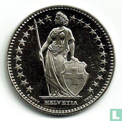 Schweiz 2 Franc 2009 - Bild 2