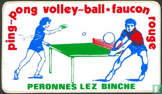 Peronnes les binche ping-pong volley-ball faucon rouge