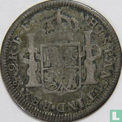 Mexique 2 reales 1784 (FF) - Image 2