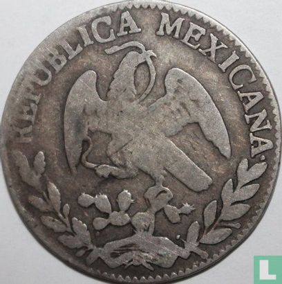 Mexiko 2 Real 1863 (Zs MO) - Bild 2