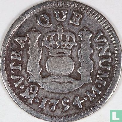 Mexiko ½ Real 1754 - Bild 1