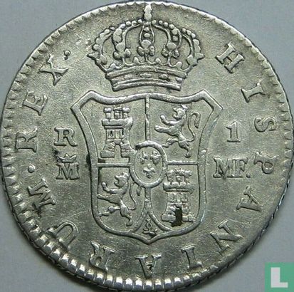 Spanje 1 real 1797 - Afbeelding 2