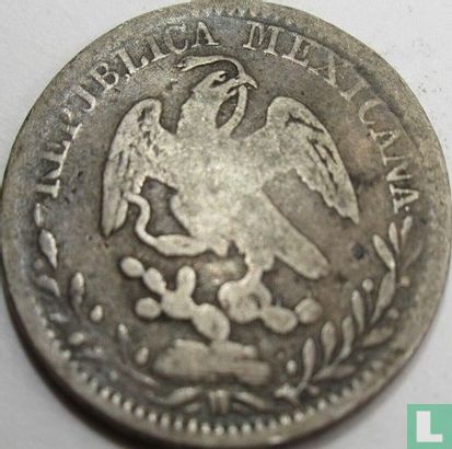 Mexico 1 real 1828 (Zs AO) - Image 2