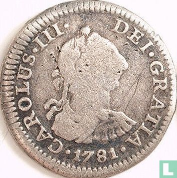 Mexico ½ real 1781 - Afbeelding 1