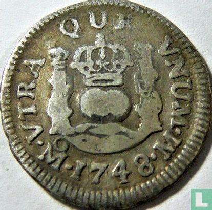 Mexique ½ real 1748 - Image 1