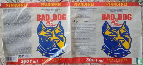 Bad dog 3001 energy drink