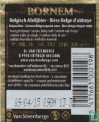 Bornem Abdij Tripel - Afbeelding 2