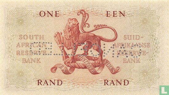 South Africa 1 Rand (Cancelled) - Image 2