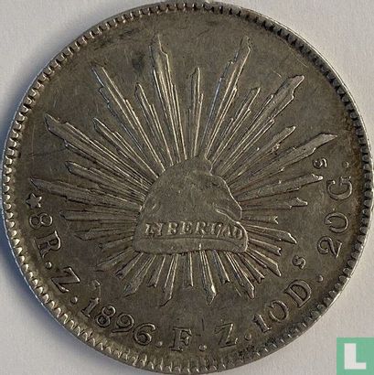 Mexico 8 real 1896 (Zs FZ) - Afbeelding 1