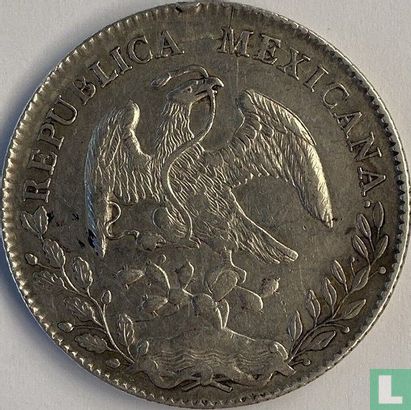 Mexico 8 real 1896 (Zs FZ) - Afbeelding 2