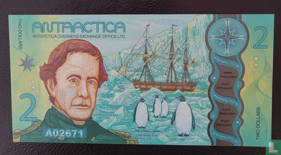 Antartica 2 dollars 2000 - Afbeelding 1