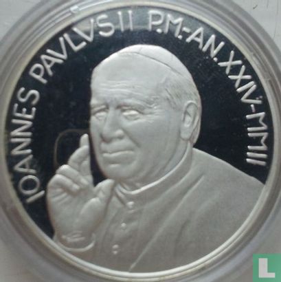 Vaticaan 5 euro 2002 (PROOF) "Project of Peace and Unity" - Afbeelding 1