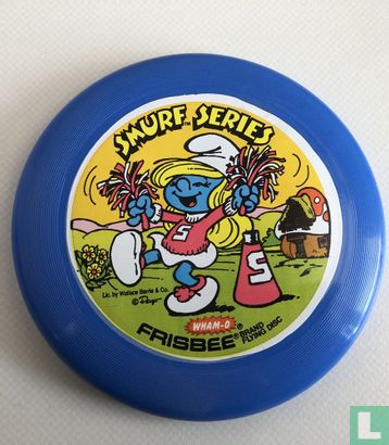 Cheerleader Smurfin Frisbee - Image 1